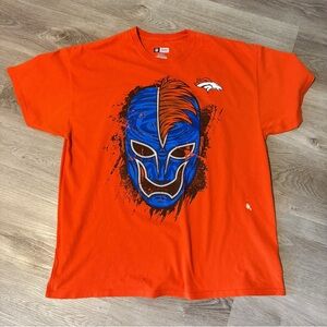 Denver Broncos Graphic T-Shirt – NFL Team Apparel – Orange – Size XL